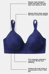 Zivame True Curv Lightly Lined Wired High 3/4Th Coverage Super Support - Navy Peony — thumbnail 6